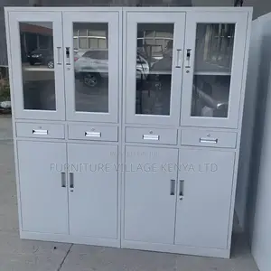 2-Door Document Cabinet With 2-Centre Drawers