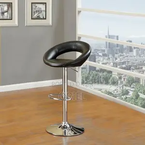 Barstools : Leather Swivel Adjustable Counter Stool