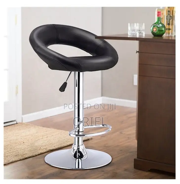 Barstools : Leather Swivel Adjustable Counter Stool