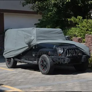 Jeep Wrangler Covered With Outdoor Protection Car Cover