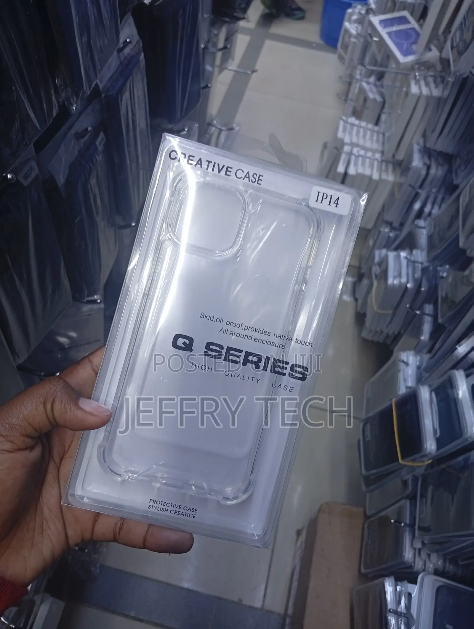 iPhone 14 Case Transparent, Rigid Polycarbonate Shell.