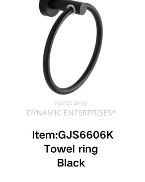 Black Towel Holder Ring