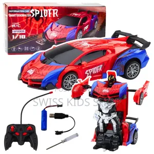 Spiderman Robot Transformer Car / Remote Controlled Robot Car