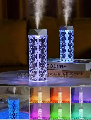 1l Crystal Lamp Humidifier With a 7-Color Led Light.