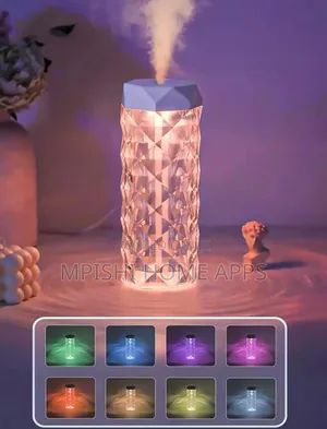 1l Crystal Lamp Humidifier With a 7-Color Led Light.
