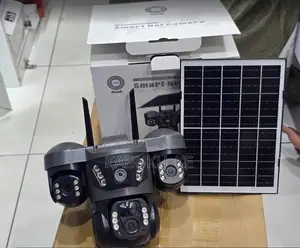 4g Smart Solar Triple Lens PTZ Camera-3 Lens Camera CCTV Outdoor Hd