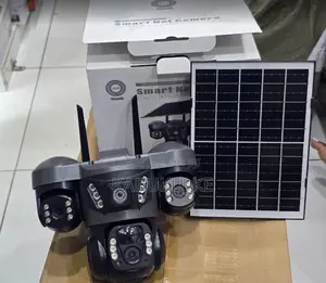 Triple Lens 4g Solar PTZ CCTV Camera With 4g Simcard Slot