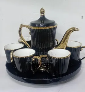 Ceramic Rotating Tea Set