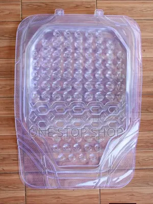 All Weather Protection Clear 5pc Mat Anti Slip Backing Trimmable Fit