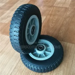 Solid Rubber Spare Wheel for a Hand Trolley