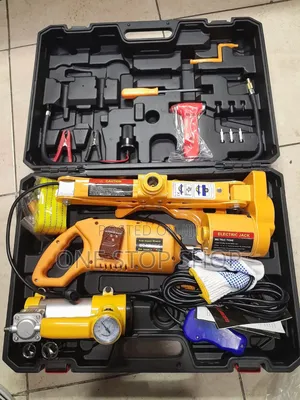 3ton Electric Jack,Wrench, Inflator Uses Cigarette Lighter/Car Battery