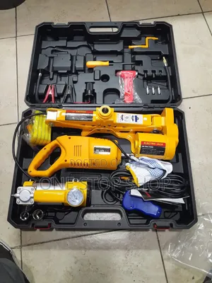 Electric 3ton Jack Combo Kit With Impact Wrench Built in Tire Inflator