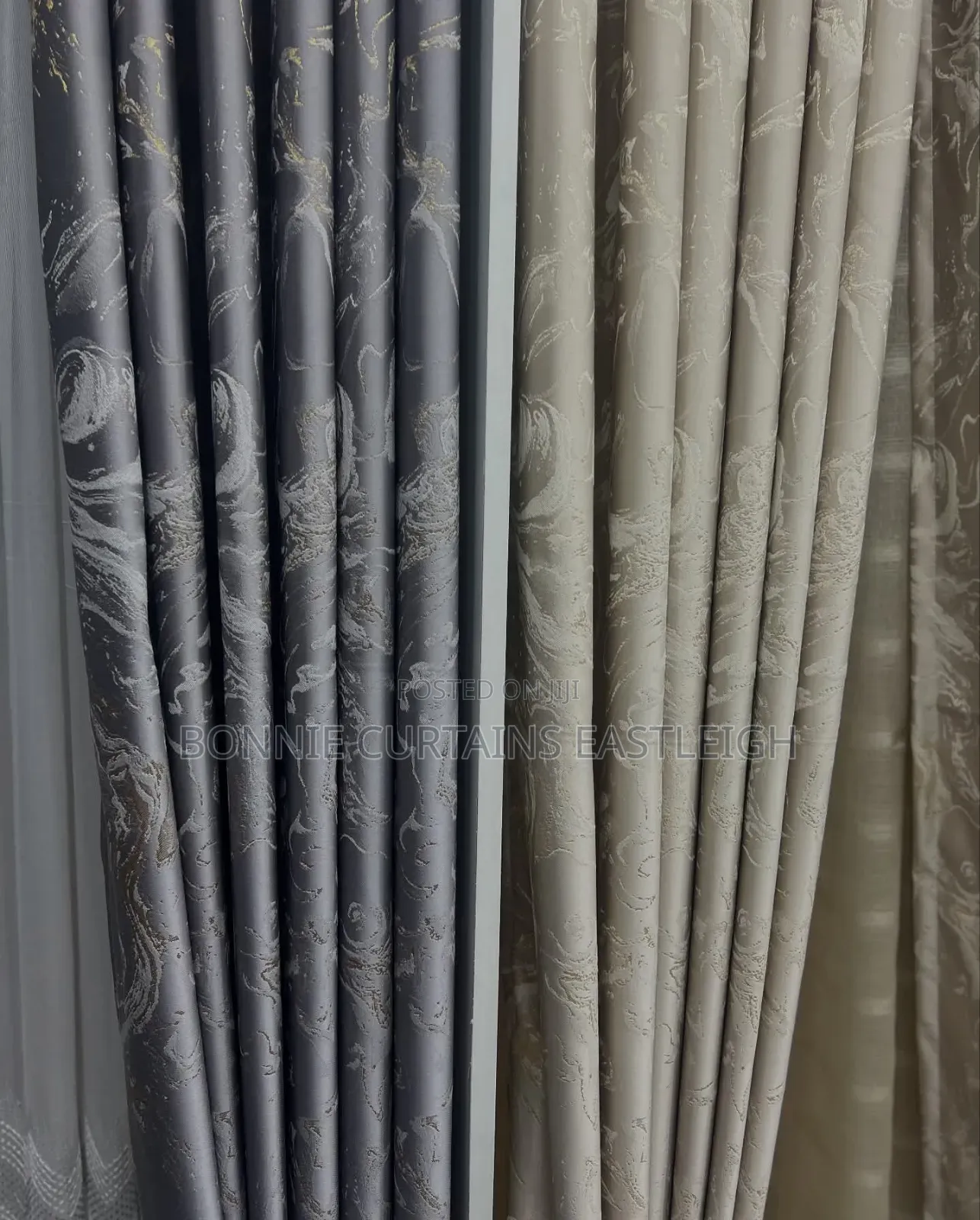 Cream and Pink Curtains for Guests Rooms