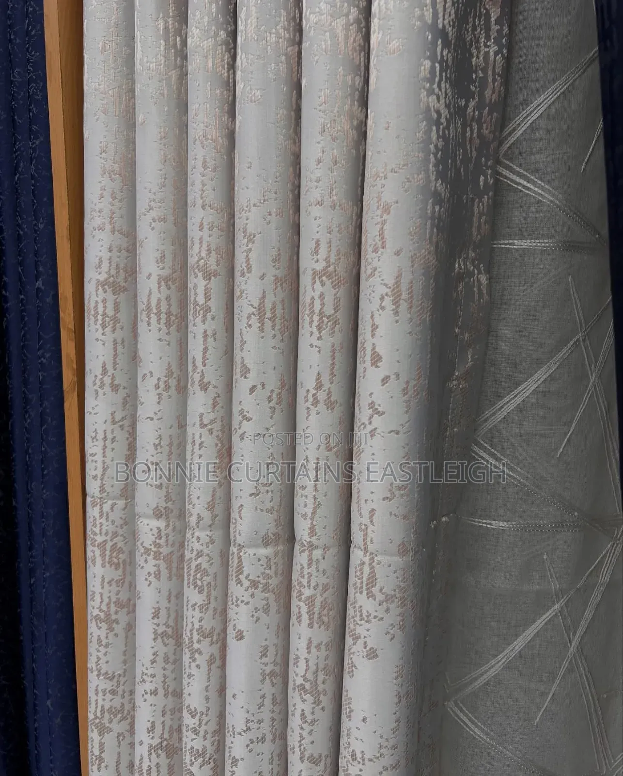 Cream and Pink Curtains for Guests Rooms