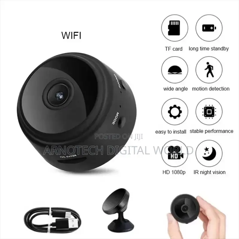 Wireless Wifi Camera With Night Vision and Motion Detection