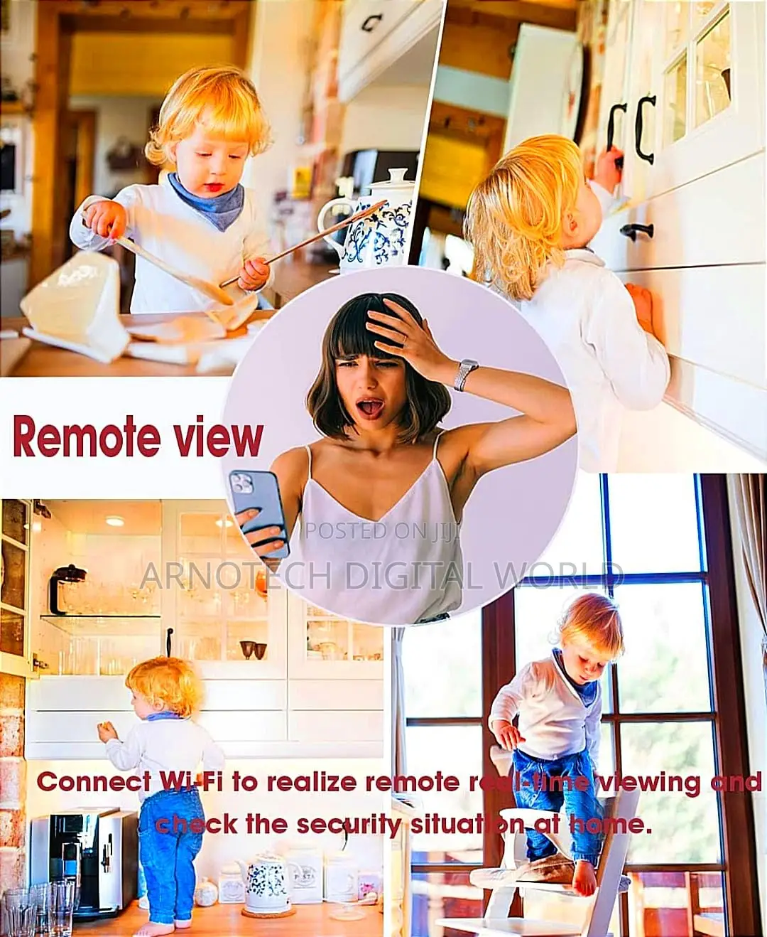 Wireless Wifi Camera With Night Vision and Motion Detection