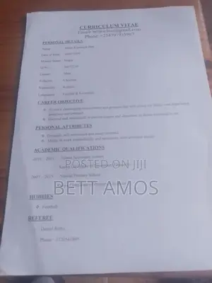 Housekeeping Cleaning CV