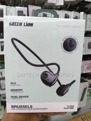 Bluetooth Headphone Bluetooth 5.2 Open Ear Air Conduction - Black
