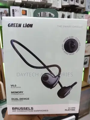 Bluetooth Headphone Bluetooth 5.2 Open Ear Air Conduction - Black