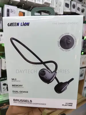 Bluetooth Headphone Bluetooth 5.2 Open Ear Air Conduction - Black