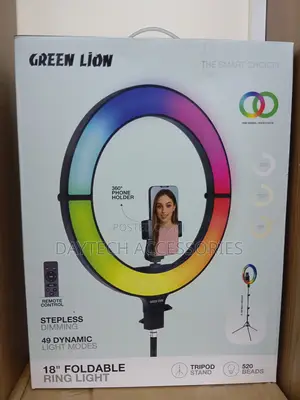 Green Lion 18 Inch RGB Ring Light.