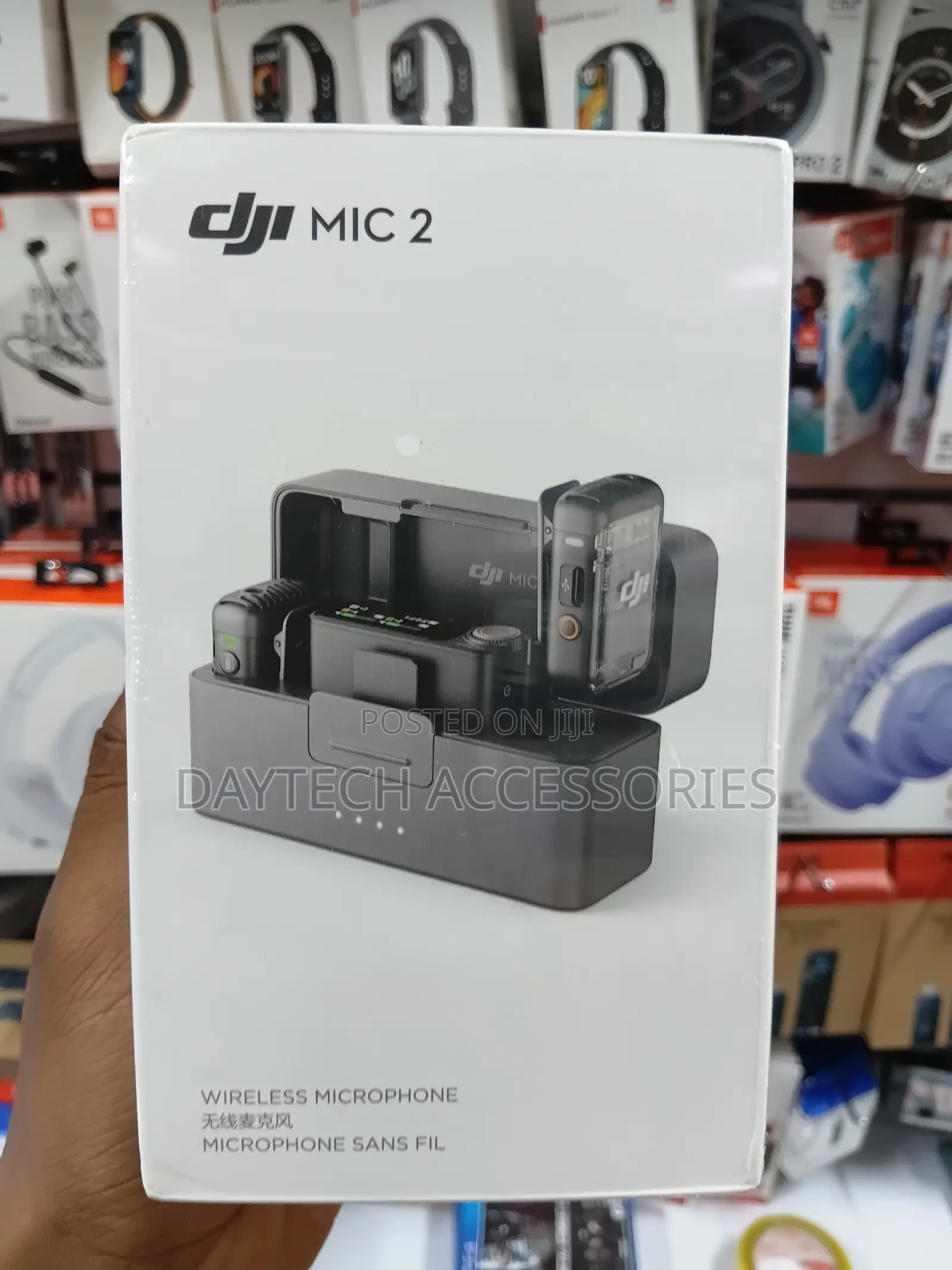 This Is a Dji Mic 2 Wireless Microphone Set With a Charging Case.