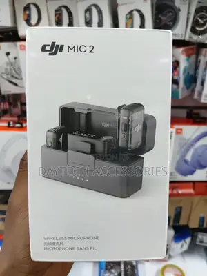 This Is a Dji Mic 2 Wireless Microphone Set With a Charging Case.