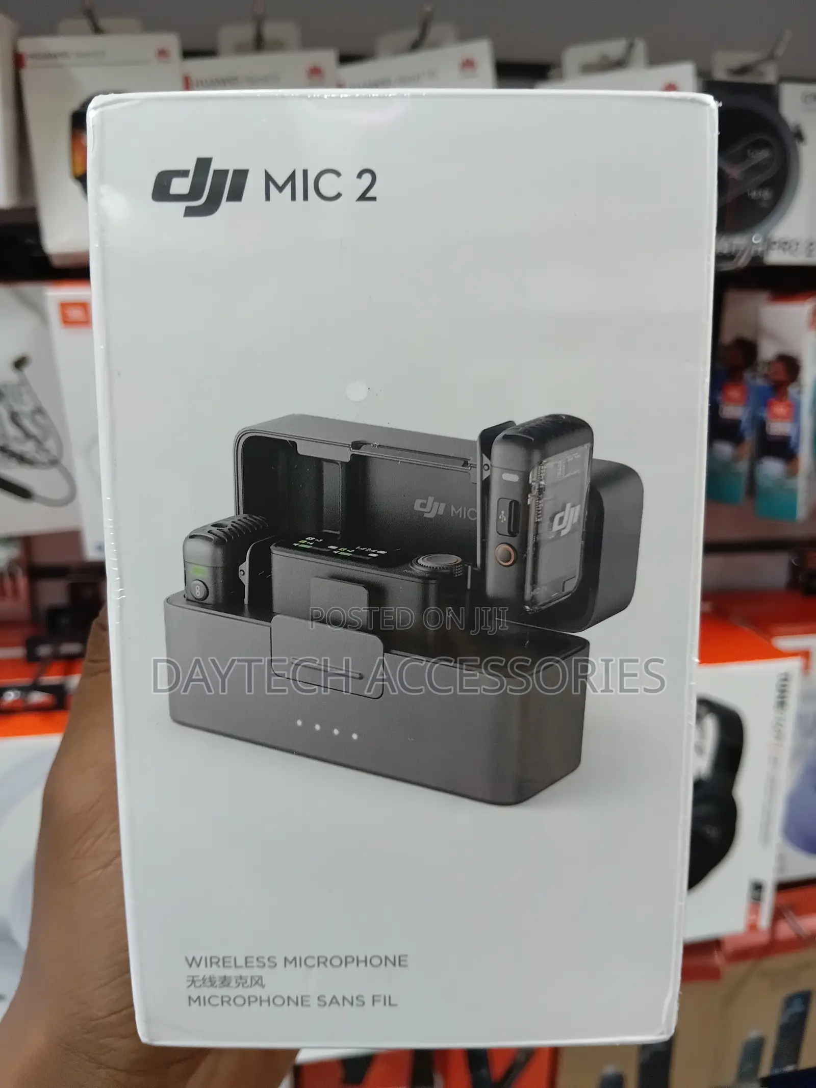 This Is a Dji Mic 2 Wireless Microphone Set With a Charging Case.