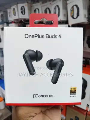These Are Black Oneplus Buds 4 Wireless Earbuds.