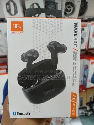 JBL Wave200 Small True Wireless Earbud Headphones - Black