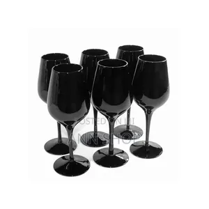 Black Wine Glasses