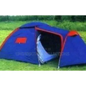 3 Men Dome Tent in Blue and Orange