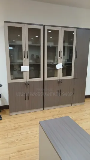 2 Door Imported Filling Cabinets With Half Glass