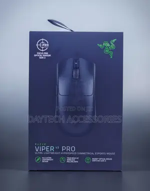 This Is a Black Razer Viper V3 Pro Wireless Gaming Mouse