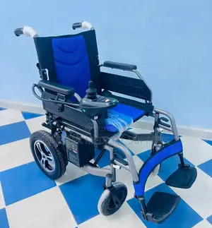 Blue Standard Electric Wheelchair (Motorized)