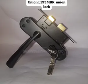 Union L193mbk Black Mortise Lock Set