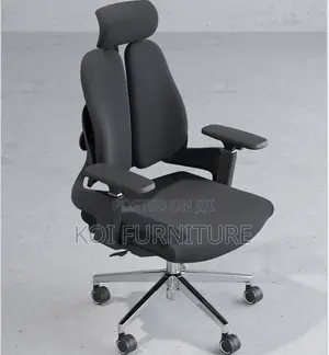 Office Chair : Dual Orthopedic Seat – Ergonomic Comfortable