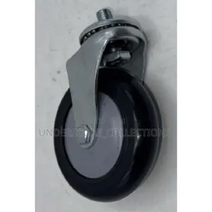 4-Inch Shopping Cart Caster Wheel With a Swivel Plate, for Replacement