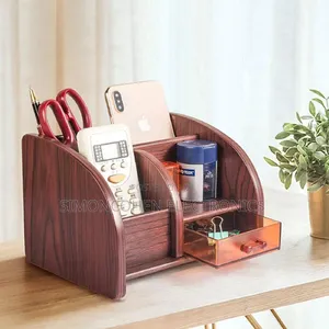 Glosen Wooden Desk Organizer for Table - Home, Office, School Etc