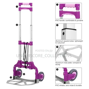 Tolsen Foldable Hand Trolley Made of Heavy-Duty Metal