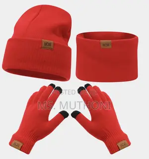 3pcs Knitted Winter Set (Beanie , Scarf , Gloves )