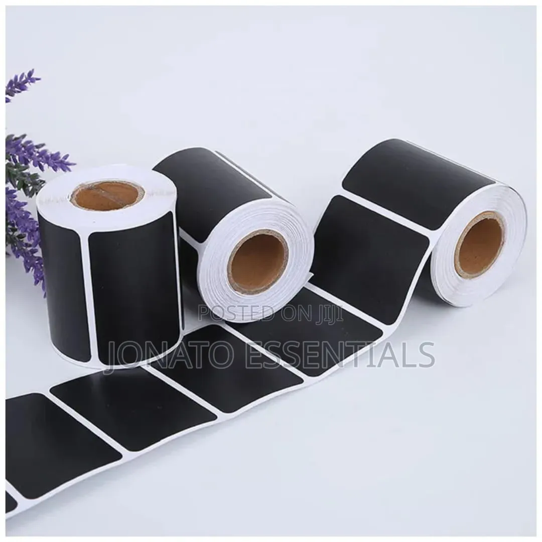 Chalkboard Labels Sticker Roll (120pcs + Liquid Pen) Jar Organizer