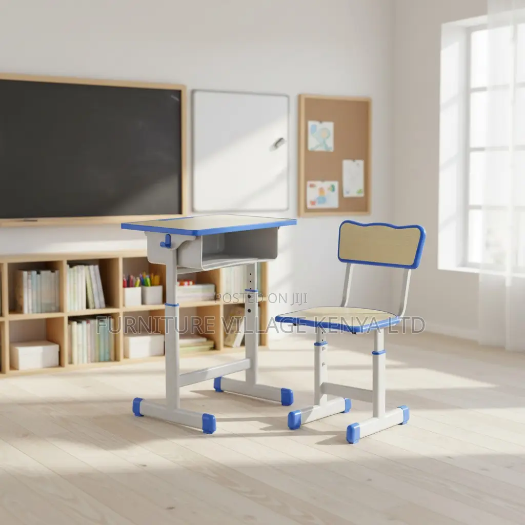 Student Desk and Chair Set for Classroom