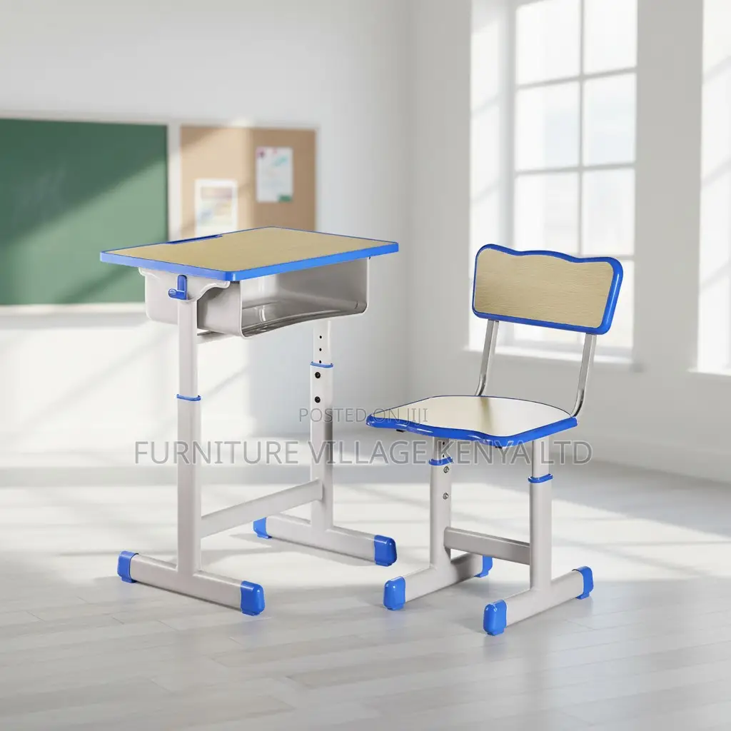 Student Desk and Chair Set for Classroom