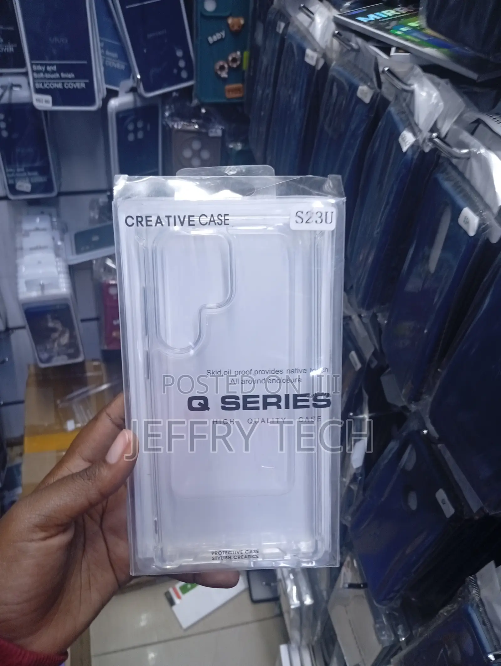 Samsung Galaxy S23 Ultrahalf-Wrapped Case Featuring Elevated Edges