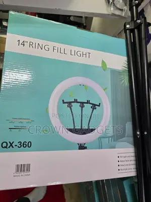 Qx-360 14 Inch Ring Fill Light Tripod Phone Holder Kit