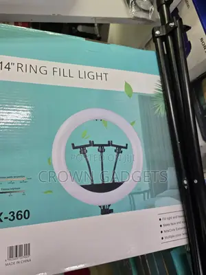 Qx-360 Ring Light Adjustable Brightness Video Creator Kit