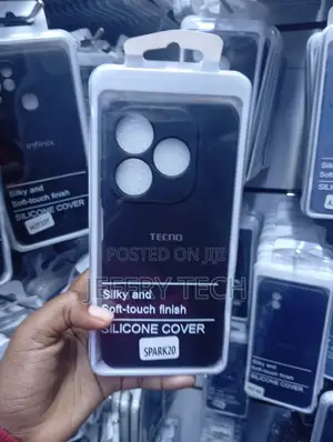 Tecno Spark 20 Silicone Phone Cover Featuring a Silky, Soft-Touch