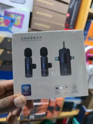  Clip-on Wireless Microphone Plug Play Recording Kit
