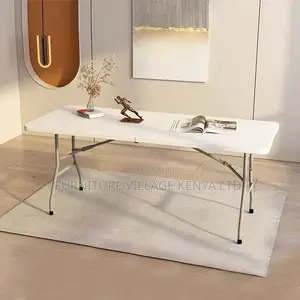 1.8m Folding White Outdoor Portable Plastic Table
